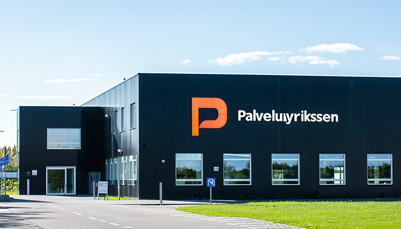 Palveluyrityksen logo